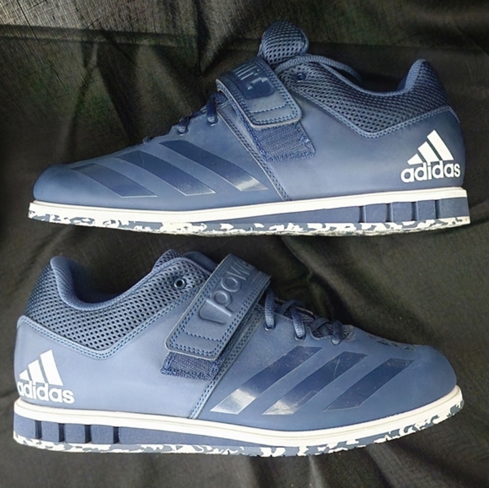 adidas Men's Powerlift 3.1 Weightlifting Training Shoes / Sz 12 / blue + white